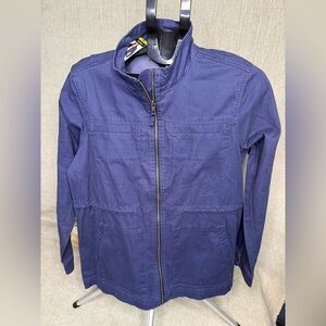 GAP Navy Blue Zip-Front Lightweight Jacket
